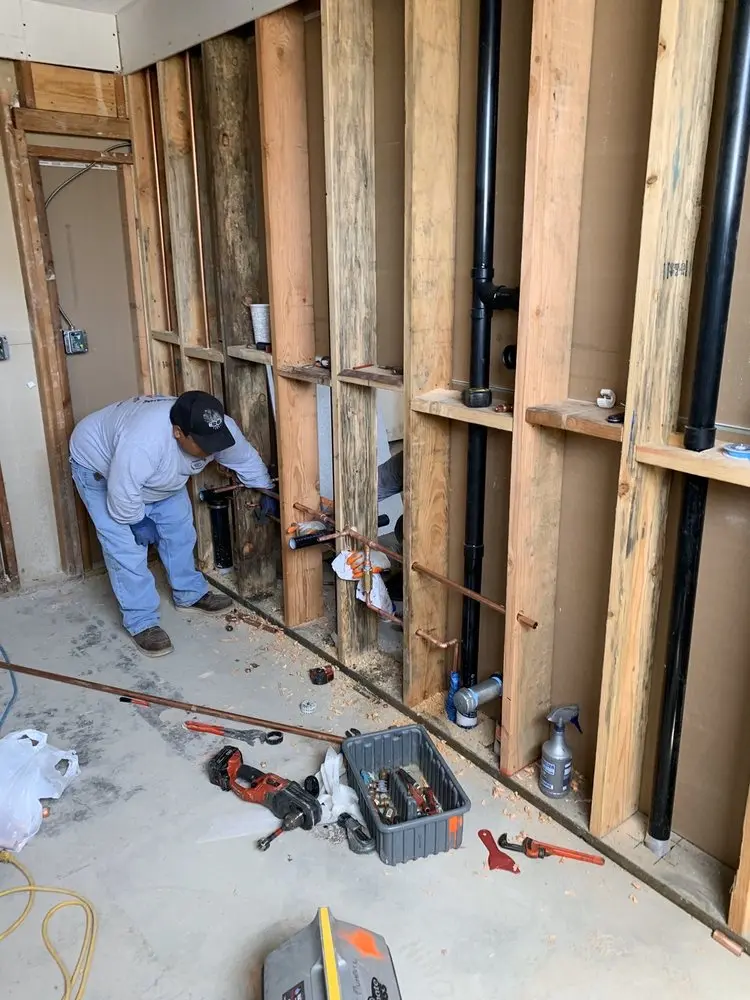 Commercial rough-in plumbing for Water Heater Replacement in Silver City